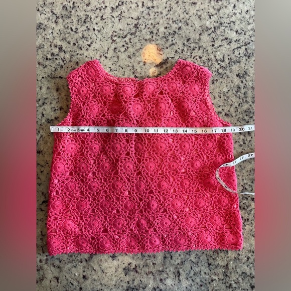 Vintage crochet cropped top size medium - Picture 7 of 8